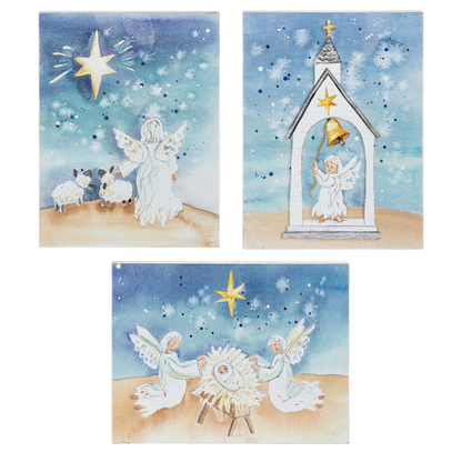 MX202373 Ganz Watercolor Spiritual Art Blocks 0