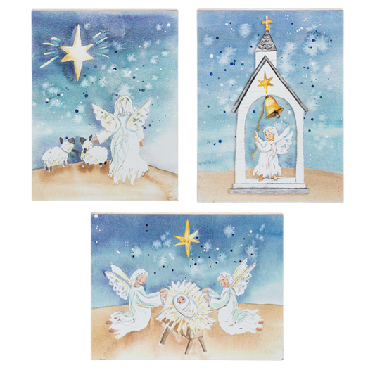 MX202373 Ganz Watercolor Spiritual Art Blocks 0
