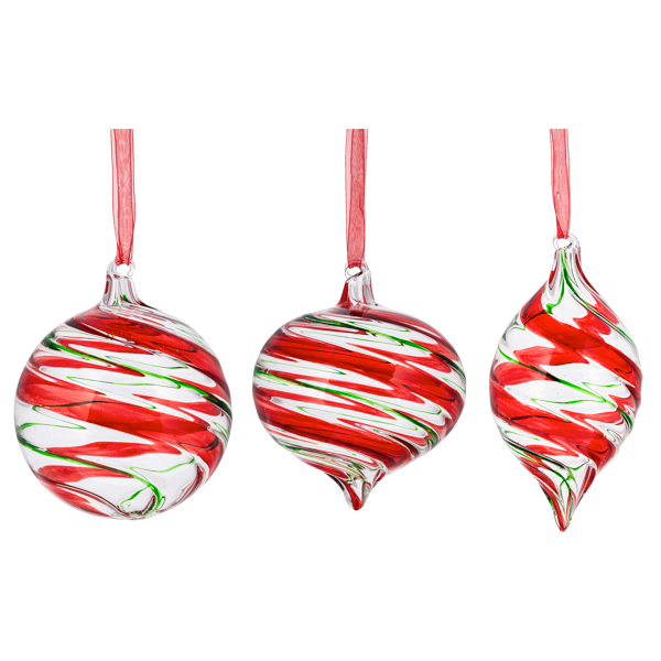 MX202681 Ganz Candy Swirl Ornaments 0