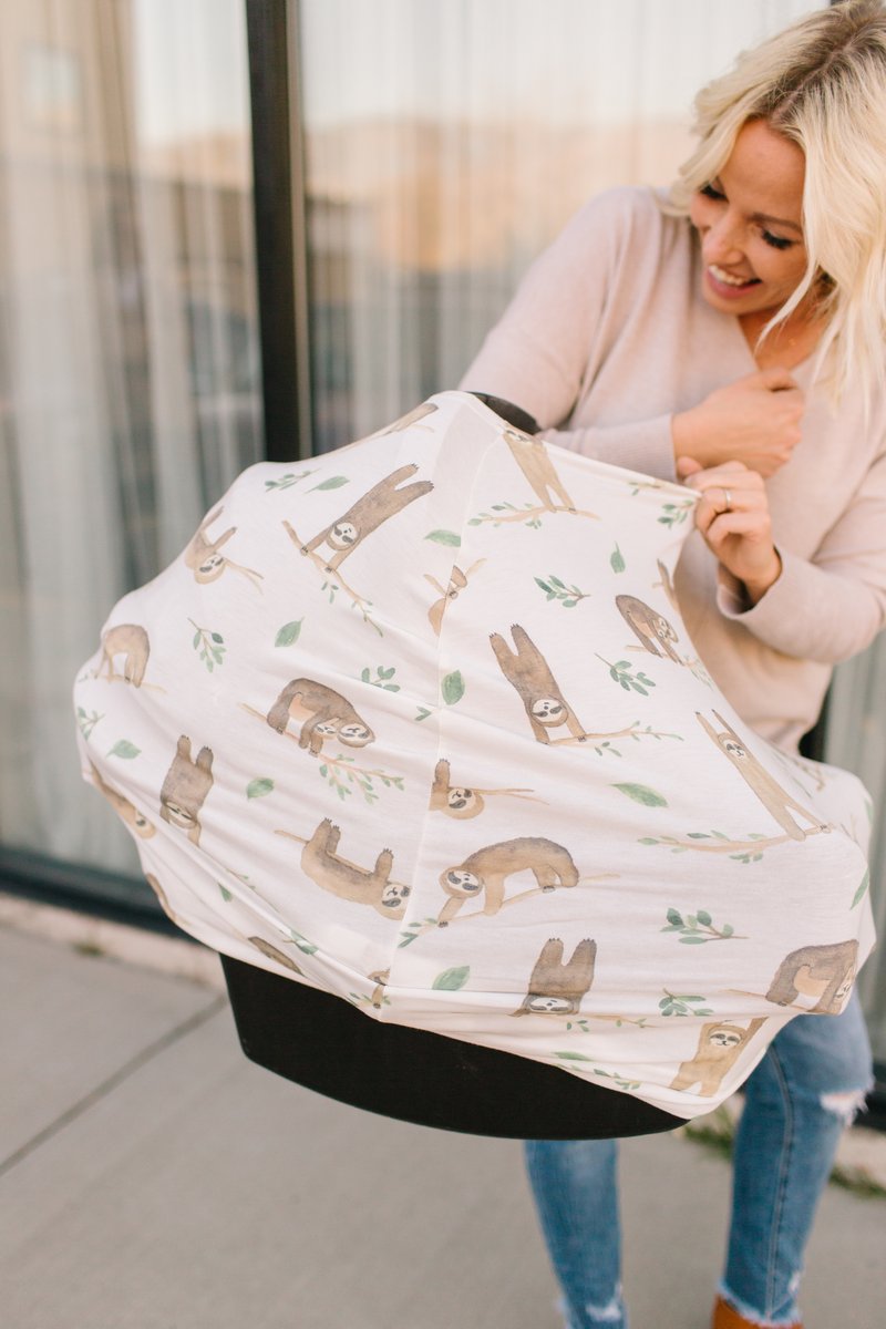 Multi-Use Car Seat Cover & Nursing Cover - Noah