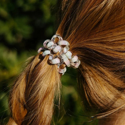 TT-L-575 TELETIES Opal Glow Large Hair Ties