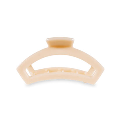 TT-CM02-003 Open Almond Beige Medium Claw Hair Clip