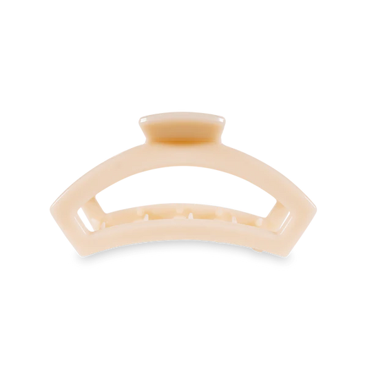 TT-CM02-003 Open Almond Beige Medium Claw Hair Clip
