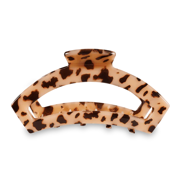 Teleties Open Blonde Tortoise Medium Claw Hair Clip