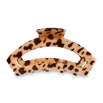 Teleties Open Blonde Tortoise Medium Claw Hair Clip