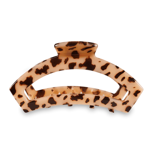 Teleties Open Blonde Tortoise Medium Claw Hair Clip