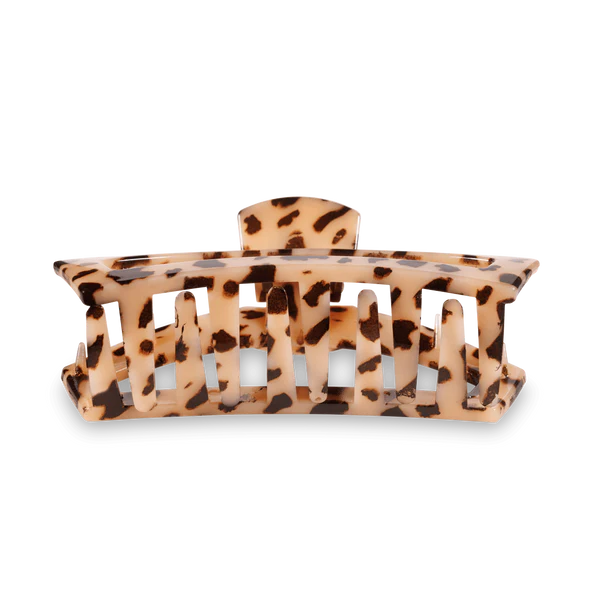 Teleties Open Blonde Tortoise Medium Claw Hair Clip