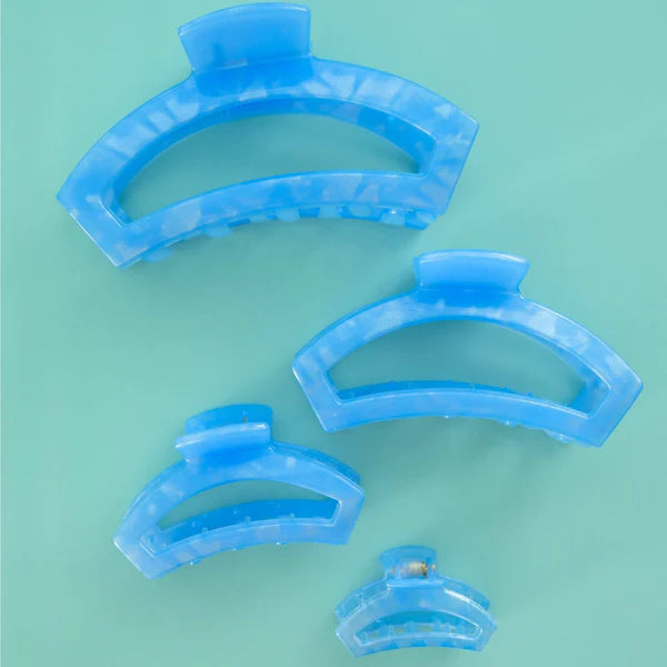 Teleties Open Blue Lagoon Hair Clip