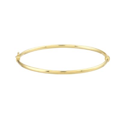 14K Yellow Gold Plain Bangle