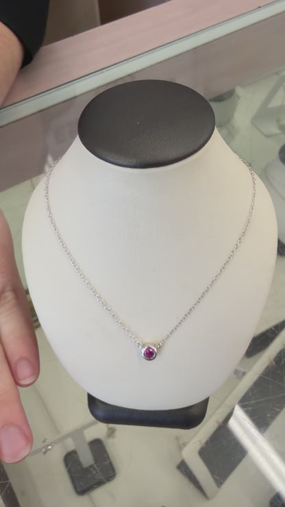 XL-1000-PTOUR 10K White Gold .60CTW Pink Tourmaline/Diamond Band