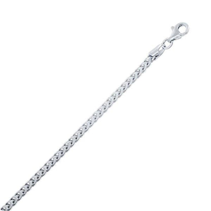Franco Chain - 16" - Sterling Silver 