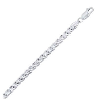 Sterling Silver 3mm Franco Chain - 30"