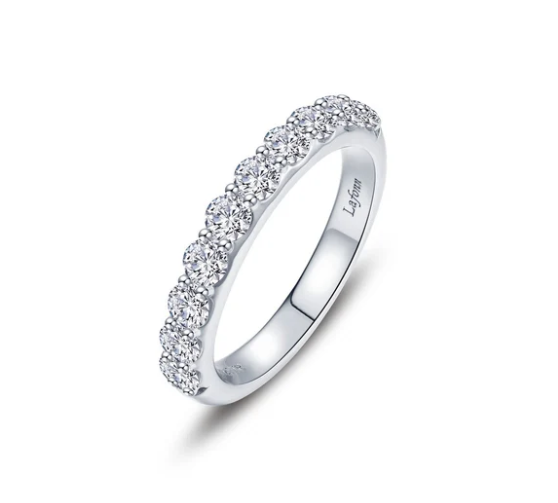 R0557CLP Lafonn Sterling Silver Divine Engagement Band 0
