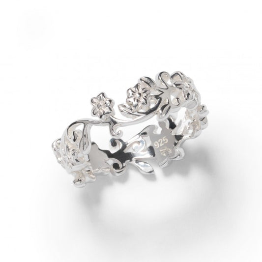 741 DER R198 Southern Gates Sterling Silver Courtyard Garden Gate Ring 0