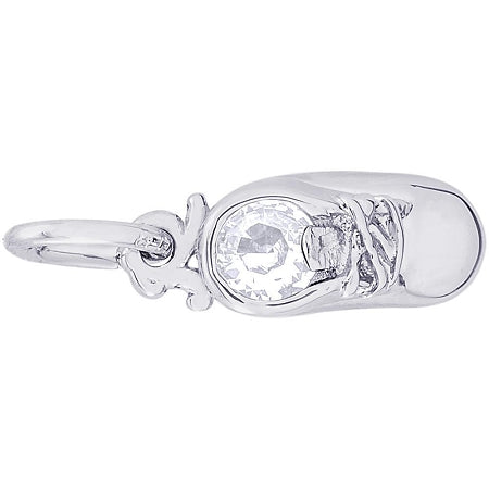 April Baby Shoe Charm - Rembrandt 