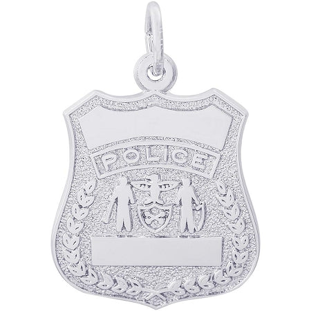Police Badge Charm - Rembrandt
