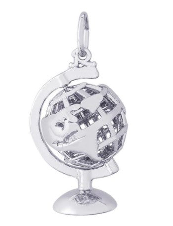 3D Globe Charm - Rembrandt