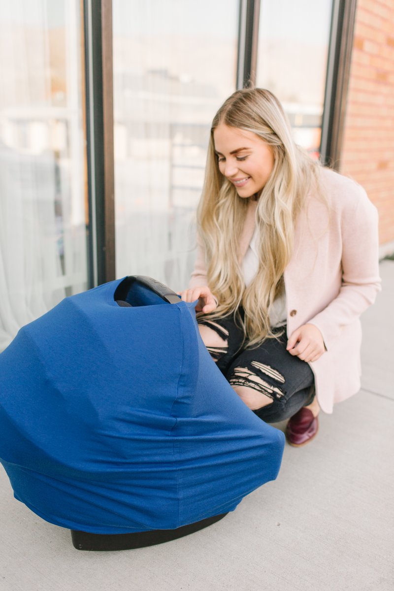 Multi-Use Car Seat Cover & Nursing Cover - River