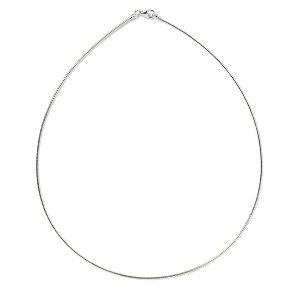 714 ALL29 OMESS16 Southern Gates Sterling Silver 16in Round Omega Chain 0