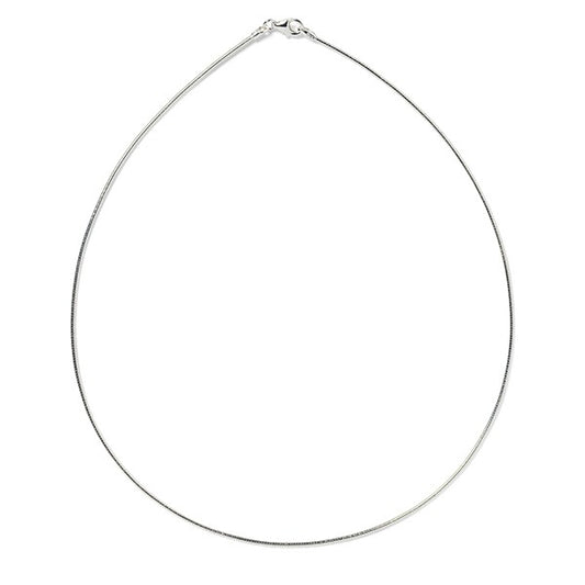 714 ALL29 OMESS16 Southern Gates Sterling Silver 16in Round Omega Chain 0
