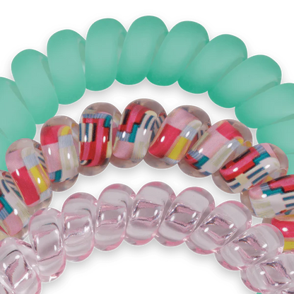 TT-L-565 Teleties Spring Splash Large Hair Ties