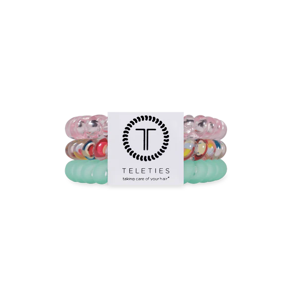 TT-S-565 Teleties Spring Splash Small Hair Ties