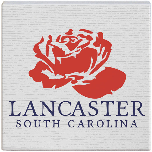 STSGEN100 Lancaster SC Logo W/ Rose Square Block