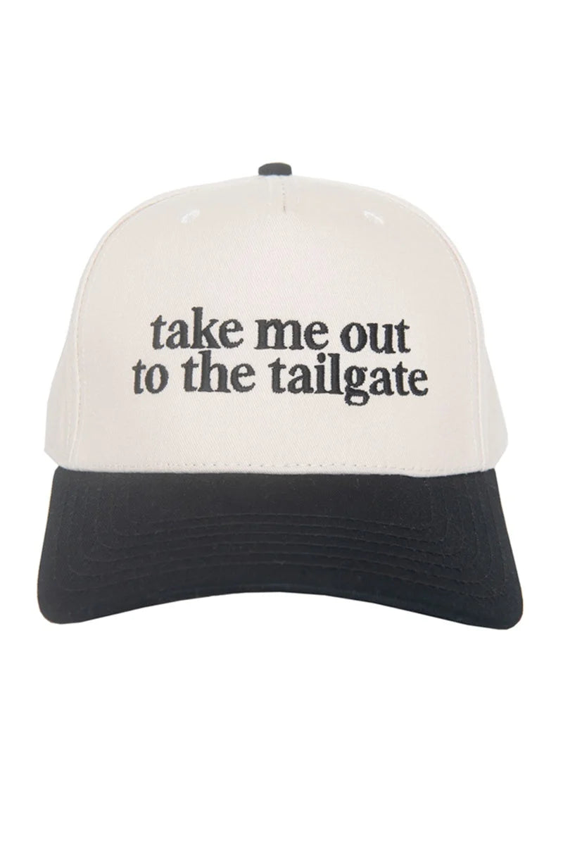 KDC-BC-1164 Katydid Perfect for Tailgate Queens: Two-Toned Trucker Hat Black/Khaki 0