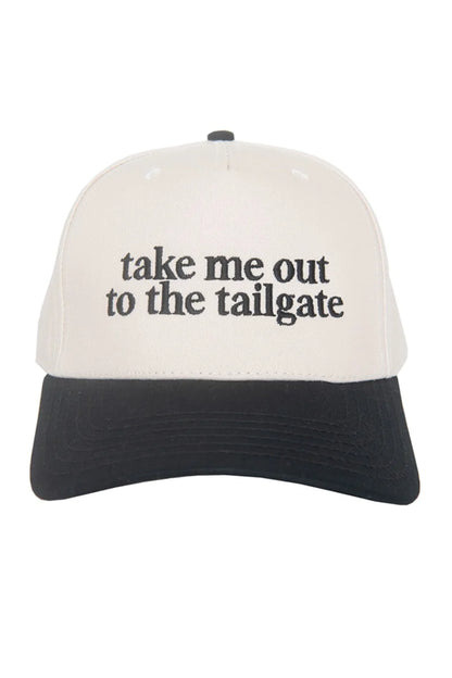 KDC-BC-1164 Katydid Perfect for Tailgate Queens: Two-Toned Trucker Hat Black/Khaki 0