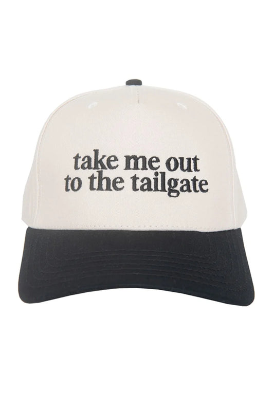 KDC-BC-1164 Katydid Perfect for Tailgate Queens: Two-Toned Trucker Hat Black/Khaki 0