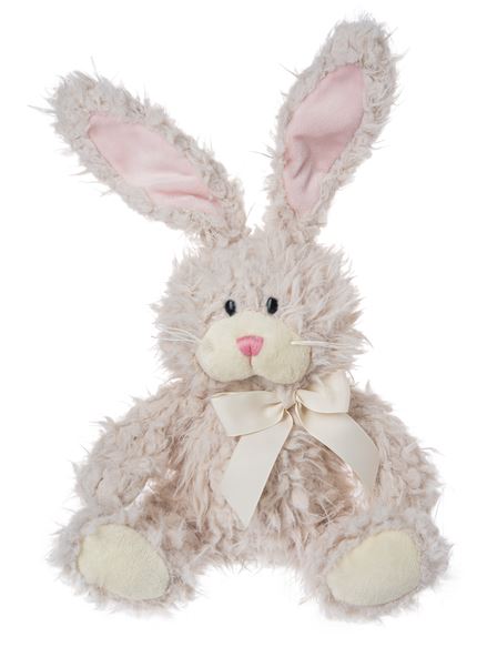 Fuzzy 12" Bunny - Tan