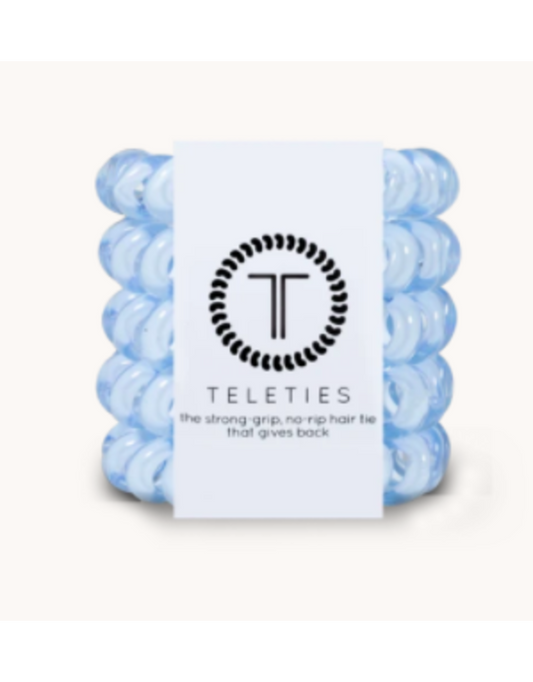 TT-T-007 Teleties Washed Denim Tiny 5-Pack