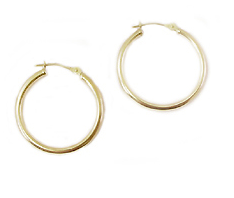 Tubular Hoop Earrings