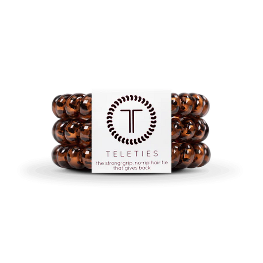 TT-L-038 Teleties Tortoise Large Hair Ties