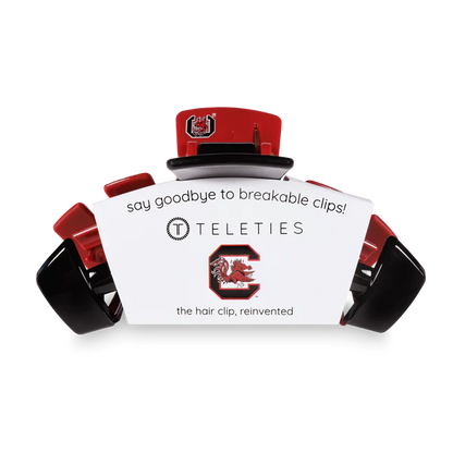 TT-CL01-048 Teleties University of South Carolina Large Claw Clip