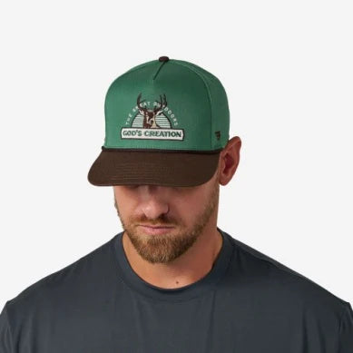 C-CGODC-G Gods Creation Cap Green Brown