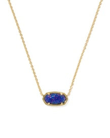 9608802373 Kendra Scott Elisa Necklace in Indigo Kyocera Opal