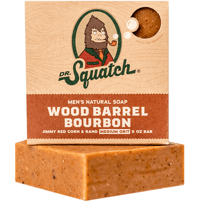 Dr. Squatch 5oz Bar Soap - Wood Barrel Bourbon