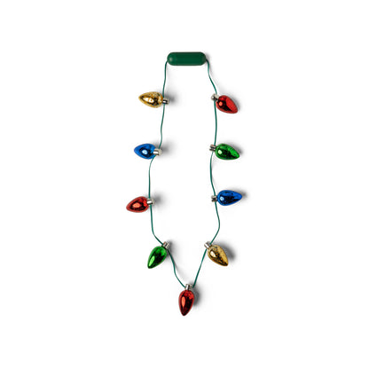 XFLHF24 Lotsa LITES!® Holiday Frost Light-Up Bulb Necklace 0