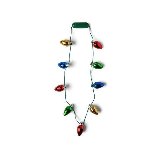 XFLHF24 Lotsa LITES!® Holiday Frost Light-Up Bulb Necklace 0