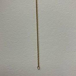 14K Yellow Gold Link Anklet - 11"