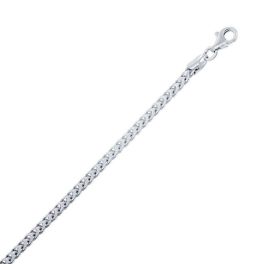 Sterling Silver 2.5mm Franco Chain - 22"