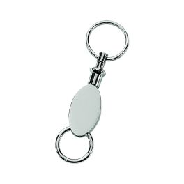 Oval Valet Style Key Chain