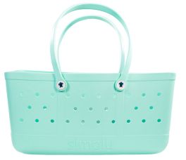 Simply Southern Large Utility Tote - Aqua (IN-STORE PICKUP ONLY)