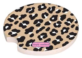 Simply Southern Car Coaster - Leopard