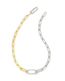 Kendra Scott Adeline Chain Necklace In Mixed Metal