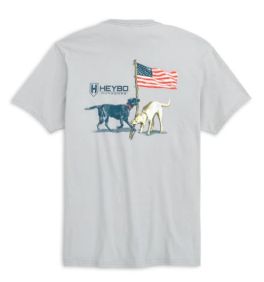 Heybo Labs & Flags Short Sleeve T-Shirt - Silver