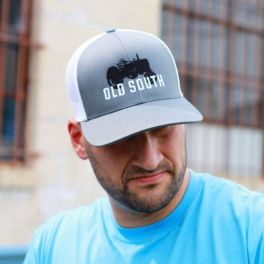 Old South Tractor Trucker Hat - Graphite/White