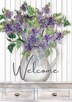 Lilac Pitcher House Flag