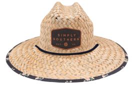 Simply Southern Straw Hat - Rose